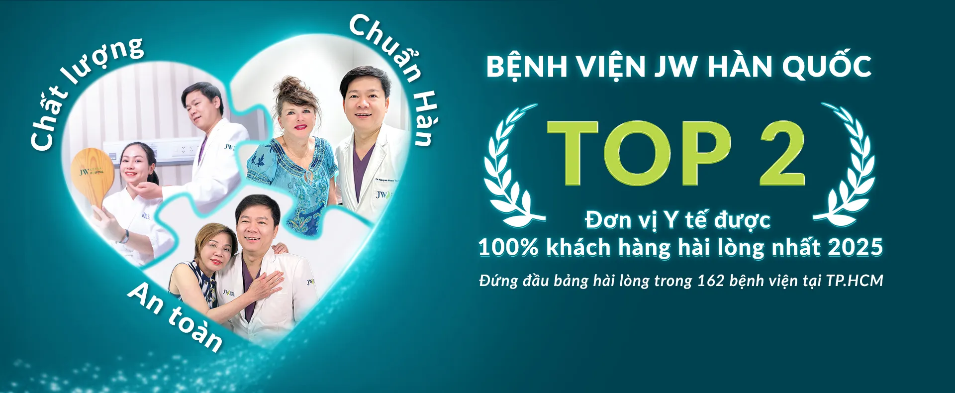 Bệnh viện JW đạt top 2 đánh giá hài lòng khách hàng