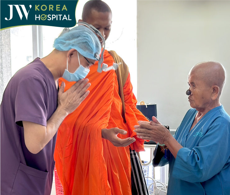 sư bà cảm ơn bác sĩ