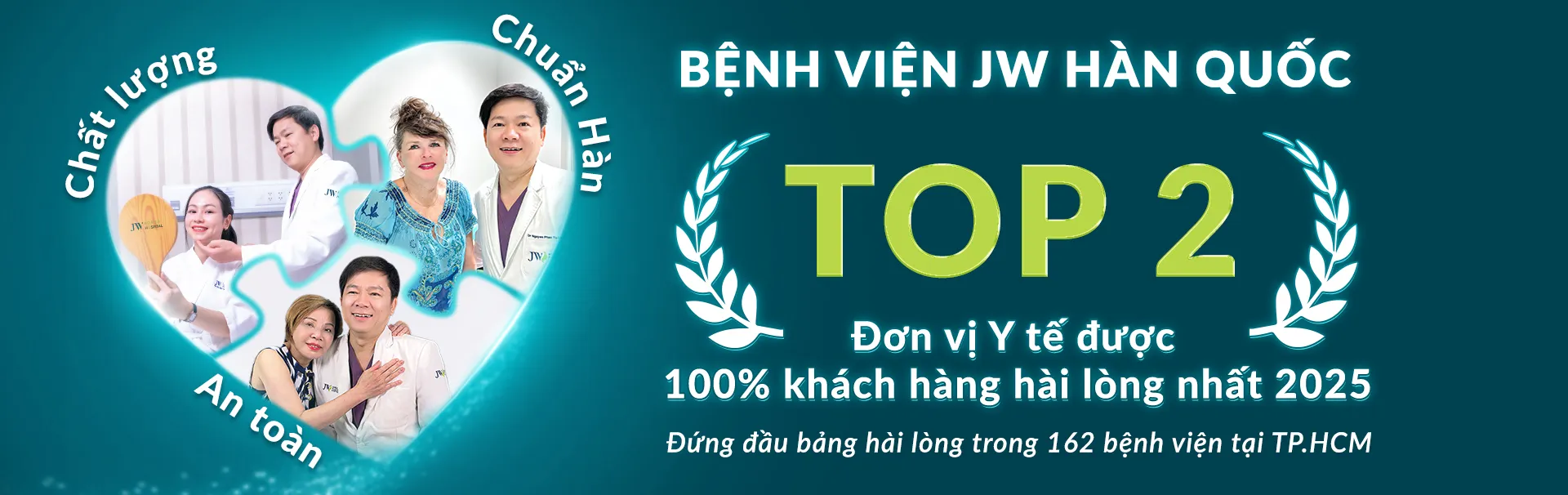 Bệnh viện JW đạt top 2 đánh giá hài lòng khách hàng