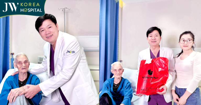 Cụ bà 100 tuổi hồi phục ngoạn mục chỉ sau 7 ngày được bác sĩ Tú Dung cắt bỏ u mạch máu