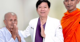 bà sư đến tái khám và bác sĩ Tú Dung 2